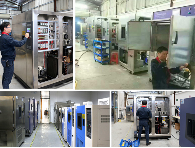 Hospital / Electronics UV Aging Test Chamber 280~315nm Color LCD Touch Screen