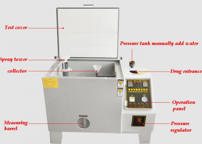 Plc Intelligent Salt Spray Test Chamber For Electronic Products / Metal Materials