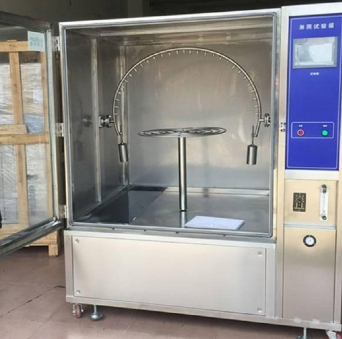 Simulate Rain Test 400kpa Simulation Resistance Rain Test Chamber With 16mm Spray Pipe