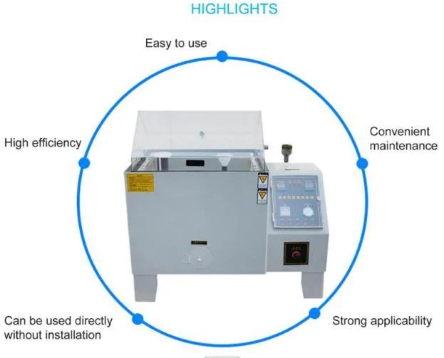 Salt Spray Test Chamber Lab Equipment ASTM Standard Salt Spray Corrosion Chamber