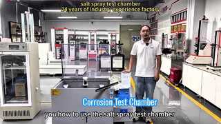 Salt Spray Test Chamber for Durability Tests