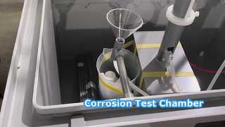 Screw fastener salt spray chambers: salt spray corrosion verification