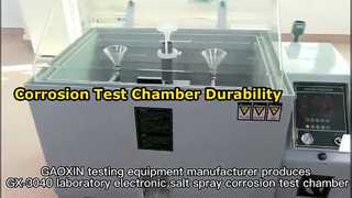 The Salt Spray Test Chamber.