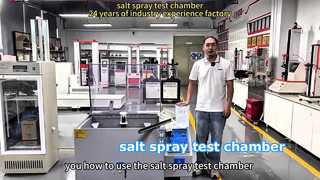 Camping trailer metal connectors salt spray test chamber, weather corrosion verification for outdoor