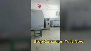 Marine hardware salt spray chamber for seawater corrosion testing