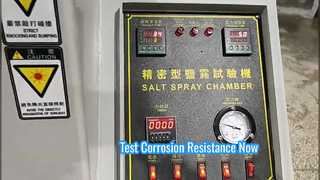 Precision die‑casting salt spray chambers: corrosion & oxidation resistance test