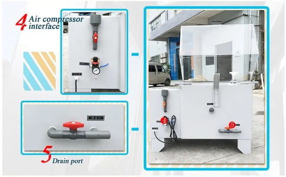 ASTM B117 Test Chamber Corrosion-Resistant Polymer Material