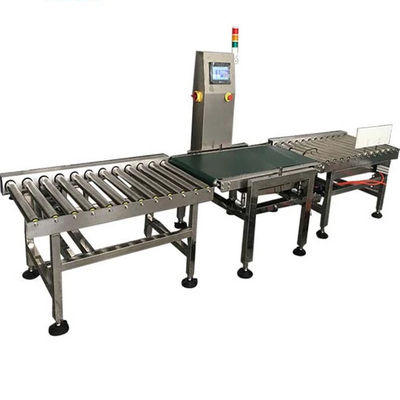 IP30 Checkweigher Machine LCD Touch Screen Roller 50kg Food Metal Detector