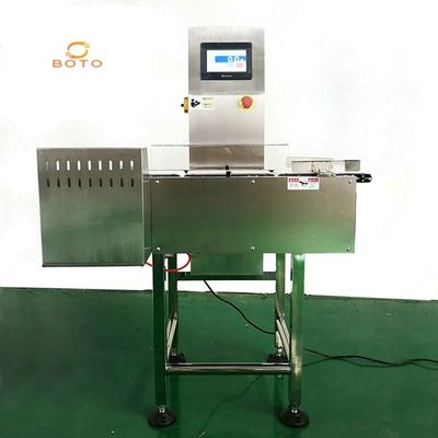 LCD Display Conveyor Belt Metal Detector Food Grade Check Weigher 110V AC