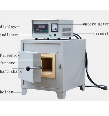 Ceramic Fiber Ashing Lab Muffle Furnace High Temperature 1200C