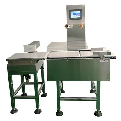 Food ROHS Online Dynamic Checkweigher Machine With Rejector