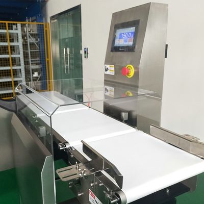 LCD Touch Screen Display Stainless Steel Checkweigher Machine Online Dynamic