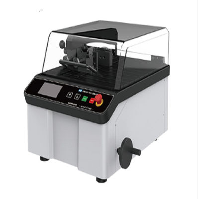 Low Speed Manual 2850 Rpm Metallographic Cutting Machine Abrasive Cutter