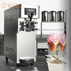Industrial Grade Compress Silent Sound Design Stainless Steel Ice Cream Machine