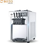 Vertical Automatic Seven-Day Free Cleaning Ice Cream Cone Three Stand Soft Ice Cream Machine