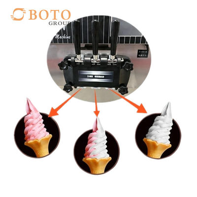 Household DIY Ice Cream Machines Stainless Steel Fruit Ice Cream Maker Soft Ice Cream Machine