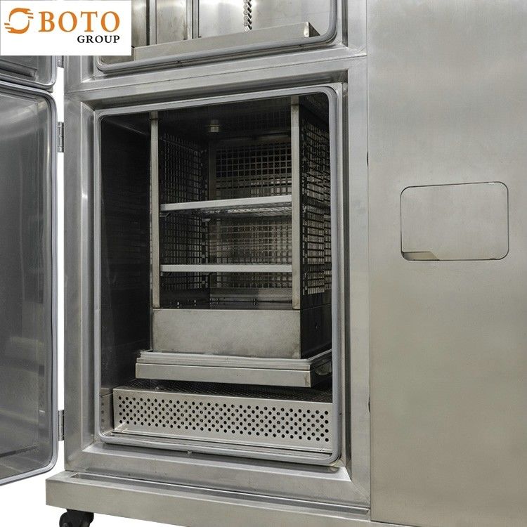 Environmental Test Chambers Two Box-Type Hot And Cold Impact Chamber GB/T2423.1.2-2001 Laboratory Equipment B-TCT-401
