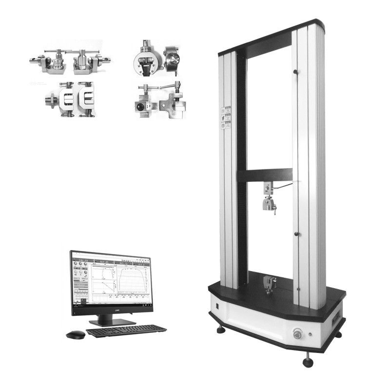Test speed range 0.01 to 300 Mmmin Universal Tensile Testing Machine with High Resolution