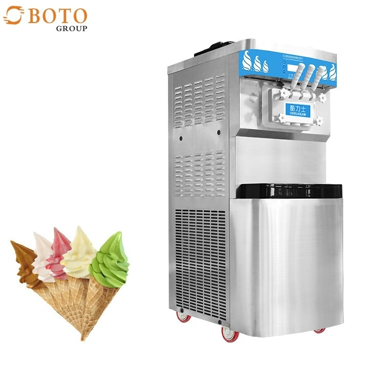 BT-D58 Commercial High Production Vertical Ice Cream Machine Large Stainless Steel Continuous Feeding To Be Customized