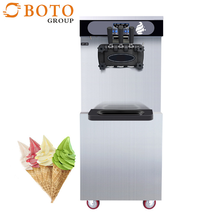 BT-25FB 25L/H Floor Standing Stainless Steel Commercial Soft Ice Cream Machine